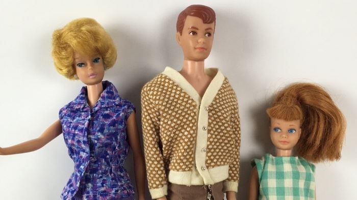 1960's Barbie Midge, Skipper, Allen