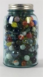 Antique American Made Glass Marbles