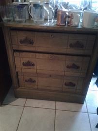 Nice antique  green Chest 