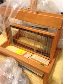 BUY IT NOW--weaving loom with accessories and books--$125--sophia.dubrul@gmail.com
