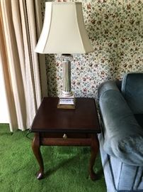 Lamp and End Table