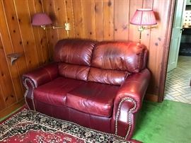 Red Loveseat