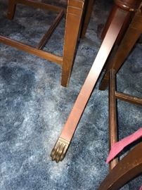 DUNCAN PHYFE WOODEN TABLE WITH CHAIRS