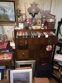 LAMPS, HOME DECOR' AND DVDS