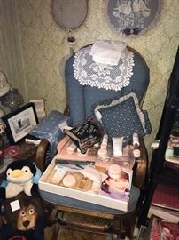 BLUE COUNTRY ROCKING CHAIR