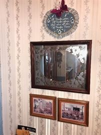MIRROR AND FRAMED PICTURES
