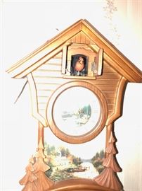 THOMAS KINKADE CUCKOO CLOCK