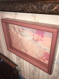 FRAMED LOVE PICTURE