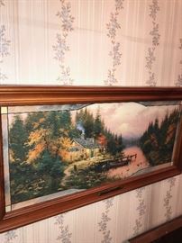 LARGE THOMAS KINKADE PICTURE