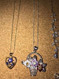 STERLING SILVER NECKLACES