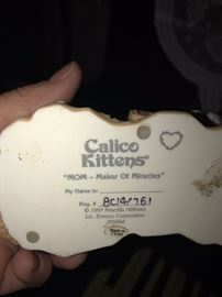 CALICO KITTENS FIGURINES