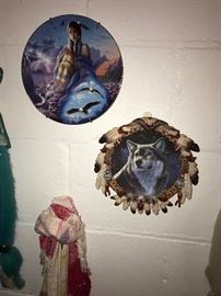 NATIVE AMERICAN DECORATIVE PLATES