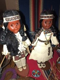 NATIVE AMERICAN DOLLS