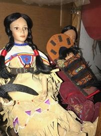 NATIVE AMERICAN DOLLS