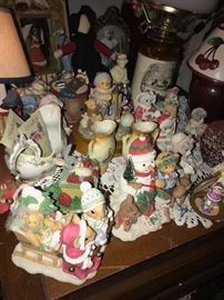 CHARMING TAILS AND CHERISHED TEDDIES FIGURINES