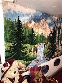 HAND-MADE WALL RUG
