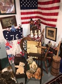 EARLY AMERICAN PATRIOTIC DISPLAY