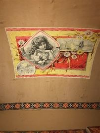 ANTIQUE VICTORIAN CIRCA 1800S KAUFMANN & STRAUSS METAL AND WOOD TRUNK CHEST