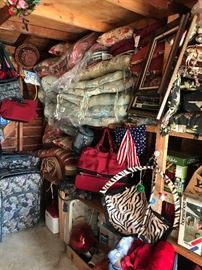 LOTS AND LOTS OF OUTDOOR CHAIR CUSHIONS