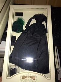 FRANKLIN MINT GONE WITH THE WIND DOLL COLLECTION AND CLOTHING/DRESSES/OUTFITS
