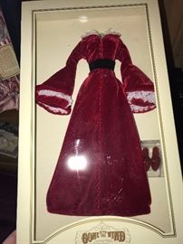 FRANKLIN MINT GONE WITH THE WIND DOLL COLLECTION AND CLOTHING/DRESSES/OUTFITS