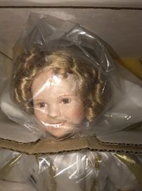 SHIRLEY TAMPLE DOLL AND DOLL CLOTHING