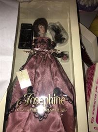 FRANKLIN MINT JOSEPHINE DOLL AND CLOTHING