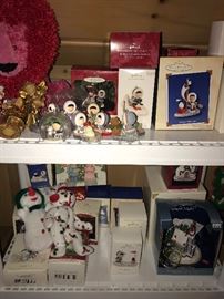 COLLECTION OF FROSTY FRIENDS HOLIDAY FIGURINES