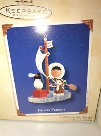 COLLECTION OF FROSTY FRIENDS HOLIDAY FIGURINES