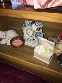 CLOCK AND DECORATIONS