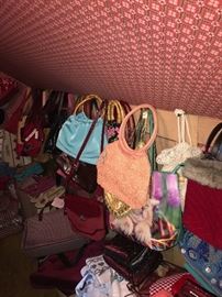 HUGE COLLECTION OF WOMENS HANDBAGS AND TOTES-MOST BRAND NEW