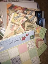 TONS OF SCRAPBOOKING SUPPLIES