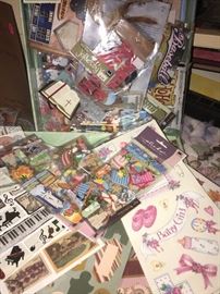 TONS OF SCRAPBOOKING SUPPLIES