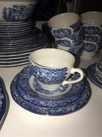 LIBERTY BLUE BOSTON TEA PARTY CHINA