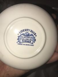 LIBERTY BLUE BOSTON TEA PARTY CHINA