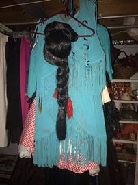 WOMENS COSTUMES FROM HISTORY-EARLY AMERICAN, NATIVE AMERICAN, DISNEY