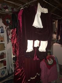 WOMENS COSTUMES FROM HISTORY-EARLY AMERICAN, NATIVE AMERICAN, DISNEY