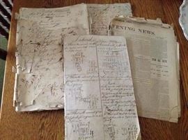Ephemera Early 1800's