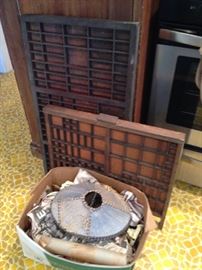 Printers Press Drawers