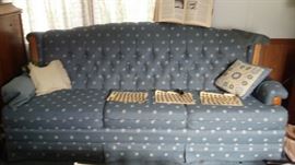 tufted back sofa