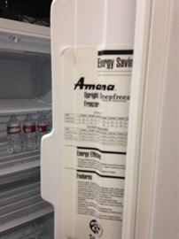 Amana upright freezer