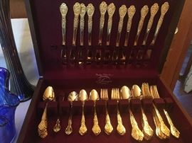 Gold Flatware Set