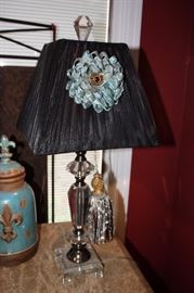 One of 2 sweet lamps