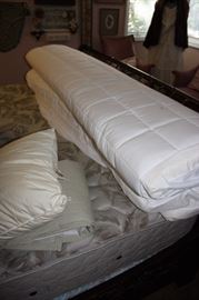 King memory foam mattress cover with mattress pad