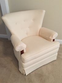 Upholstered Swivel Rocking Chair
