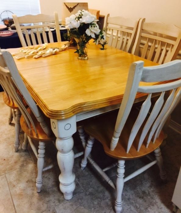 Solid Wood Table & Chairs
