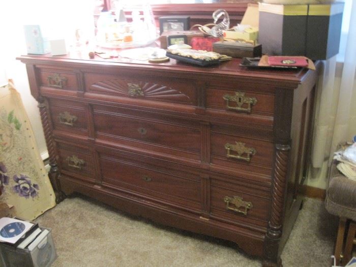 dresser matches the bed & tall chest