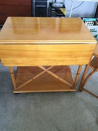 Mid-Century Haywood Wakefield drop leaf Table