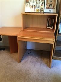 Desk with drop leaf