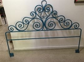 Vintage Iron Headboard